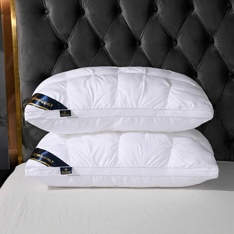 Side Pillow Neck Pain Pillow Feather Pillow White Plush Bed Pillow