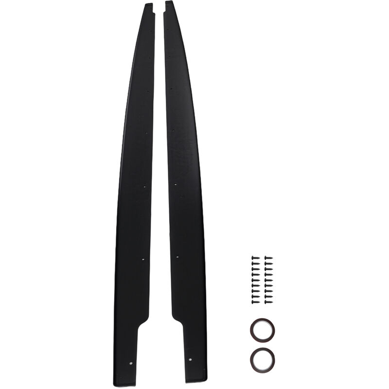 Maxpeedingrods - Side Skirt Body Extension Block for bmw E90 E92 E93 3 Series 2005-2014 Black