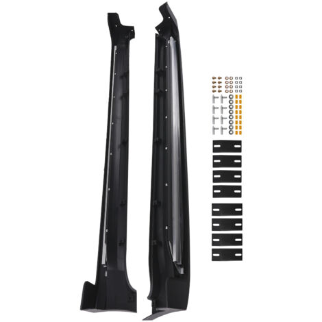 Side Steps Running Boards for KIA SPORTAGE QL MK4 2016-21 Black Step Pair