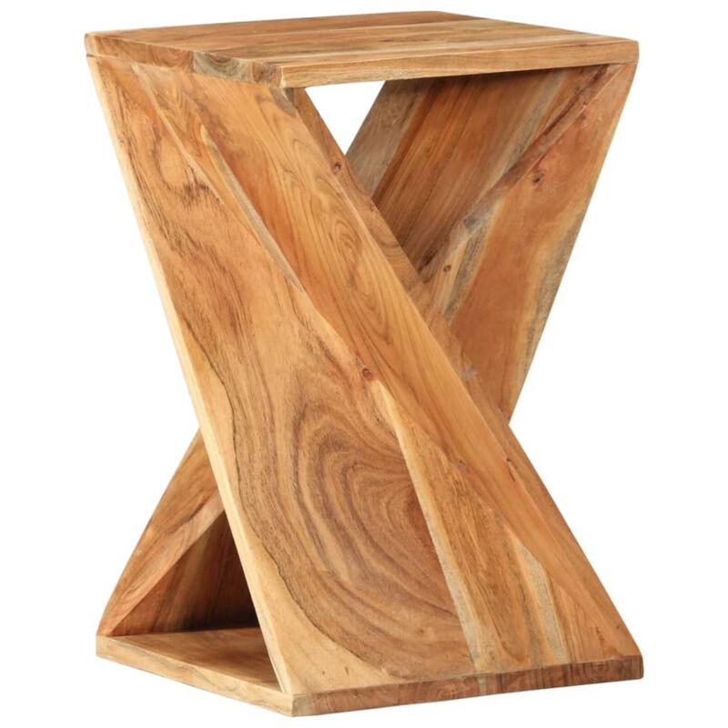Side Table 35x35x55 Cm Solid Wood Acacia Vidaxl