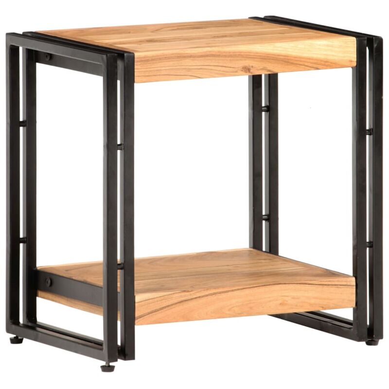 Side Table 40x30x40 cm Solid Acacia Wood vidaXL - Brown