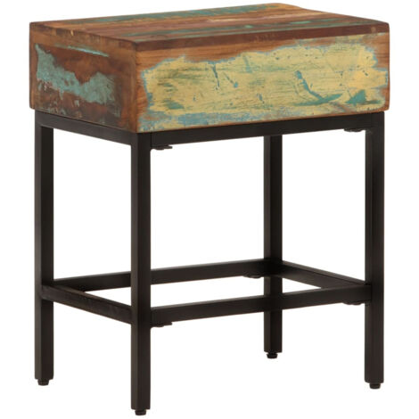 Side Table 40x30x51 cm Solid Wood Reclaimed vidaXL