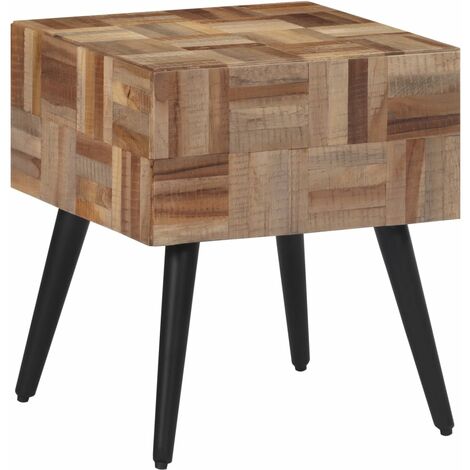 Side Table 40x40x45 cm Solid Reclaimed Teak vidaXL