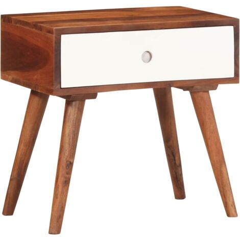 Side Table 45x30x45 cm Solid Wood Acacia vidaXL