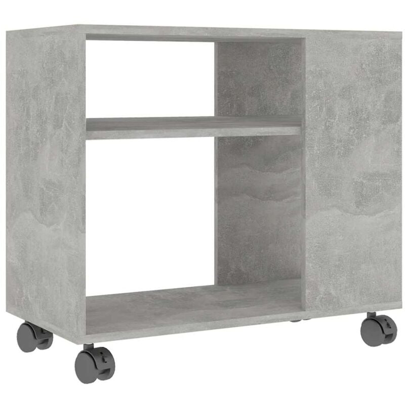 Vidaxl - Side Table Concrete Grey 70x35x55 cm Engineered Wood