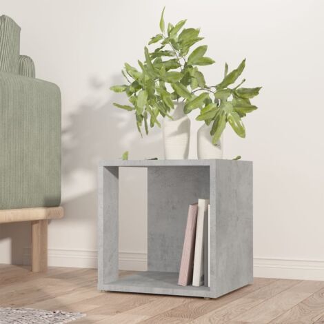 Side Table Concrete Grey 33x33x34.5 cm Engineered Wood vidaXL