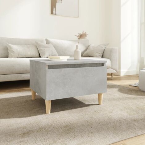 Side Table Concrete Grey 50x46x35 cm Engineered Wood vidaXL
