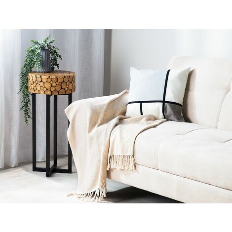 Industrial Style Side Coffee Table Light Wood Steel Frame 45 X 46cm X2 - X Frame Coffee Table Wood Industrial Style Side Coffee Table Light Wood Steel Frame 45 X 46cm X2 - X Frame Coffee Table Wood