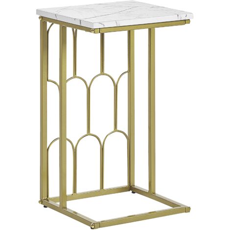 Side Table PANDALE White Marble