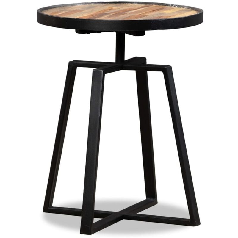 Vidaxl - Side Table Round Solid Reclaimed Teak