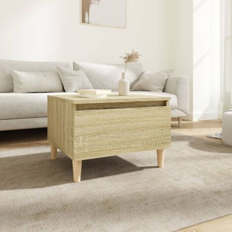Side Table Sonoma Oak 50x46x35 cm Engineered Wood vidaXL