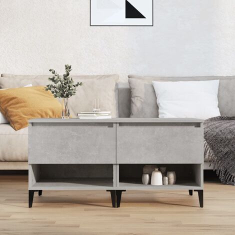 Side Tables 2 pcs Concrete Grey 50x46x50 cm Engineered Wood vidaXL