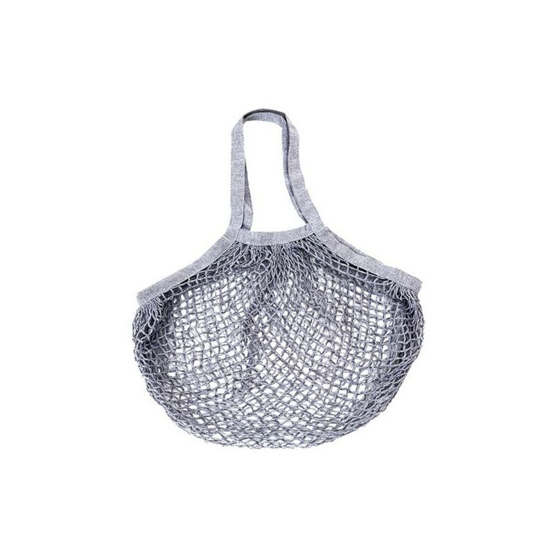 Sidebag - Filet 100 % coton 53 x 38 cm gris