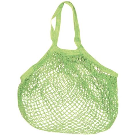 SIDEBAG - Filet à provisions en coton vert anis