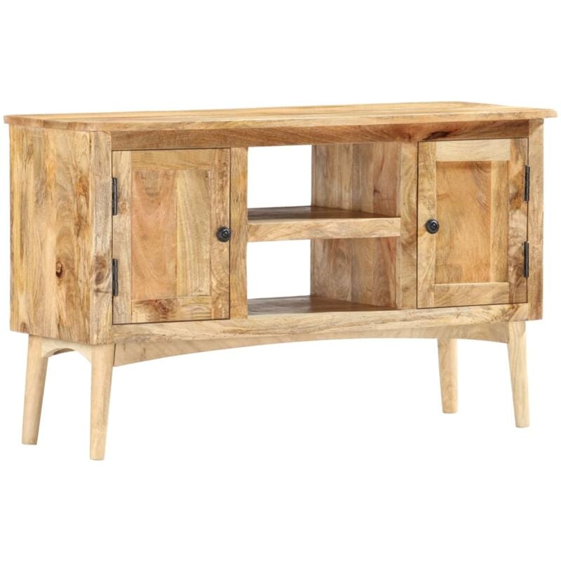 Sideboard 100x35x60 cm Solid Mango Wood Vidaxl