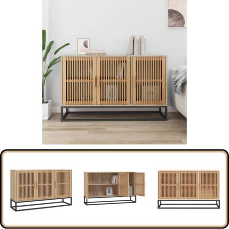 Sideboard 105x30x65 cm Holzwerkstoff - Holz Sideboard - Wohnzimmermöbel - Sideboard Braun - Schreibtischregal - Regal