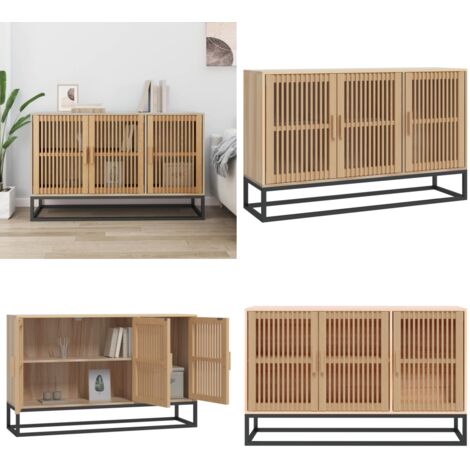 Sideboard 105x30x65 cm Holzwerkstoff - Holz Sideboard - Wohnzimmermöbel - Sideboard Braun - Schreibtischregal - Regal - Home & Living
