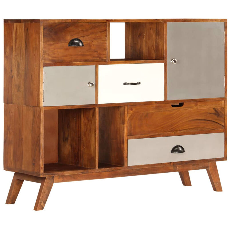 Sideboard 115 x 35 x 86 cm Akazienholz Massiv