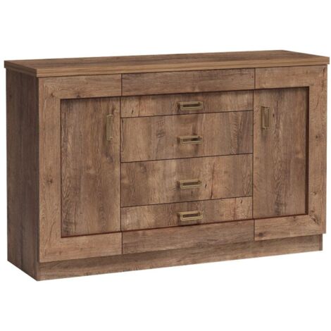 Sideboard 140cm Lefkas Eiche, TEORA-161