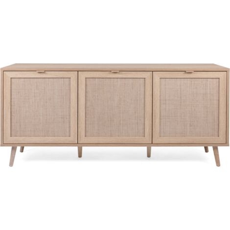 Sideboard 150 x 71 h cm helle Eiche - Agrigento
