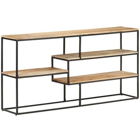 Sideboard 150x30x75 cm Raues Mangoholz vidaXL