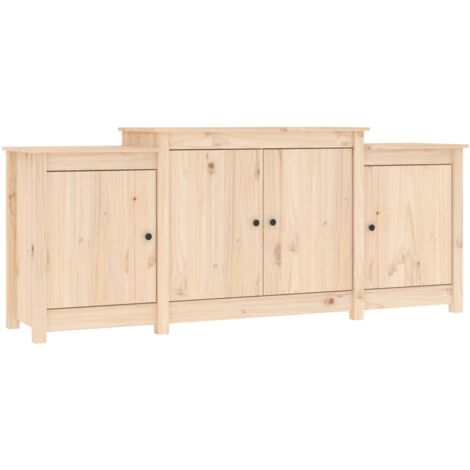 Sideboard 164x37x68 cm Massivholz Kiefer vidaXL