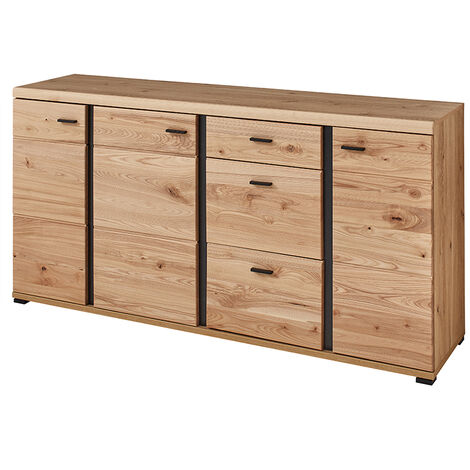 Sideboard 173cm, Altesche gebürstet, teilmassiv, SARINA-36