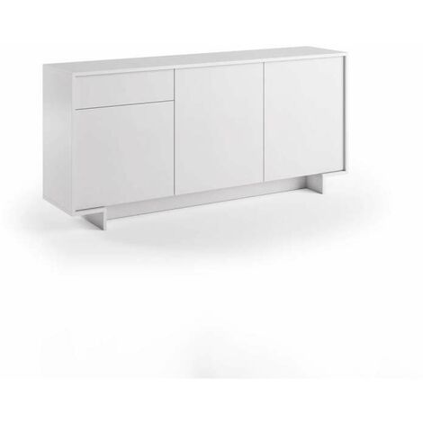 Sideboard 3 Türen und weiße Schublade