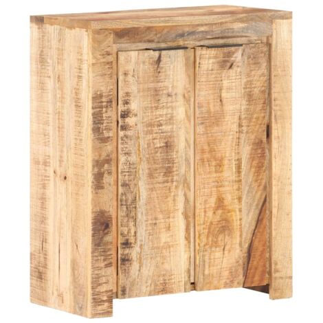 Sideboard 59x33x75 cm Raues Mangoholz vidaXL