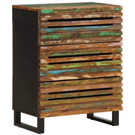 Sideboard 60x34x75 cm Massivholz Akazie vidaXL