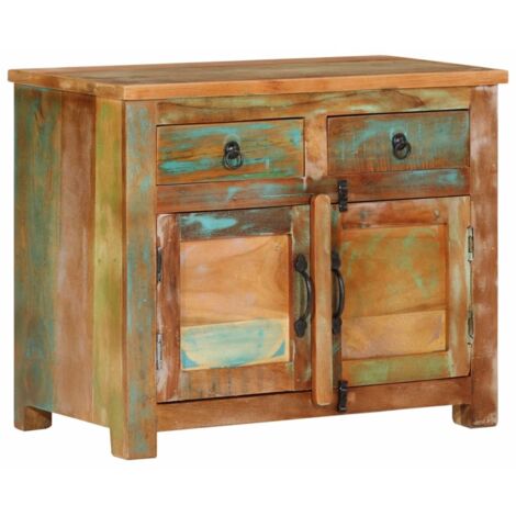Sideboard 68x35x55 cm Altholz Massiv vidaXL
