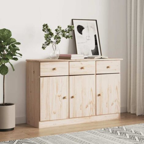 Sideboard ALTA 112x35x73 cm Solid Wood Pine vidaXL