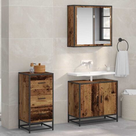 Sideboard Altholz 35,5 x 35 x 76 cm Holzwerkstoff vidaXL