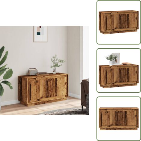 Sideboard Altholz-Optik 102x35x55 cm Holzwerkstoff - Sideboard - Sideboards - Schrank - Aufbewahrungsschrank