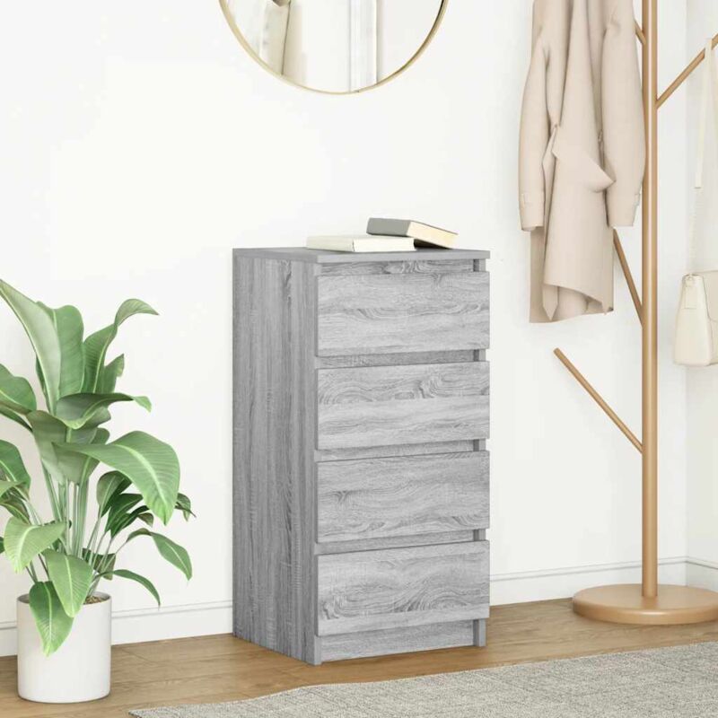 Sideboard Grau Sonoma 37, 5x35x76 Cm Holzwerkstoff Vidaxl