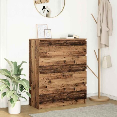 Sideboard Altholz-Optik 80x35x99 cm Holzwerkstoff vidaXL