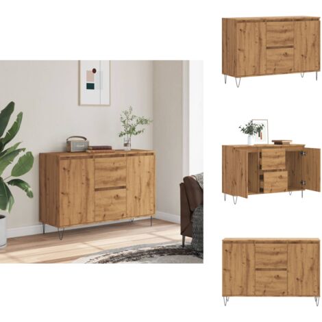 Sideboard Artisan-Eiche 104x35x70 cm Holzwerkstoff - Sideboard - Sideboards - Kommode - Buffet