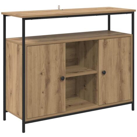 Sideboard Artisan Oak 100 x 35 x 80 cm Engineered Wood vidaXL