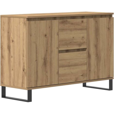 Sideboard Artisan Oak 101.5x35x70 cm Engineered Wood vidaXL