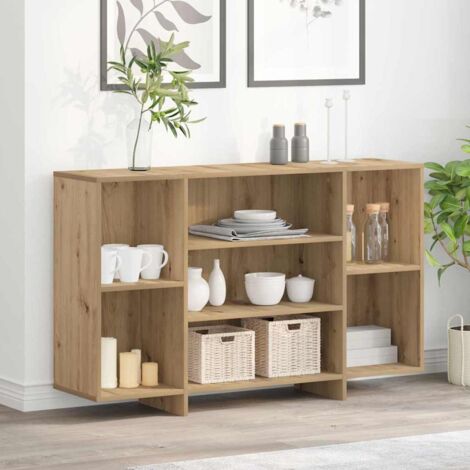 Sideboard Artisan oak 120 x 30 x 75 cm Engineered wood vidaXL