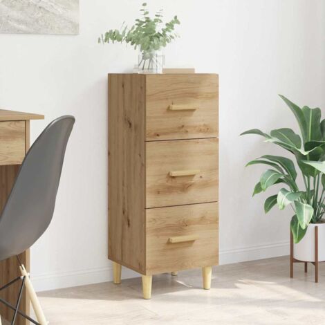 Sideboard Artisan oak 34.5 x 34 x 90 cm Engineered wood vidaXL