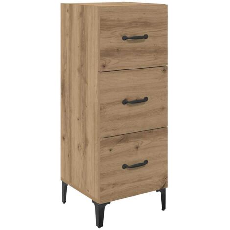 Sideboard Artisan Oak 34.5 x 34 x 90 cm Engineered Wood vidaXL