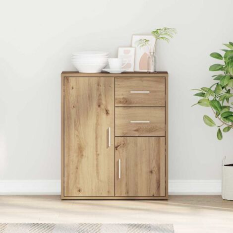 Sideboard Artisan oak 60 x 31 x 70 cm Engineered wood vidaXL
