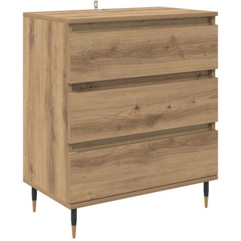 Sideboard Artisan Oak 60 x 35 x 70 cm Engineered Wood vidaXL