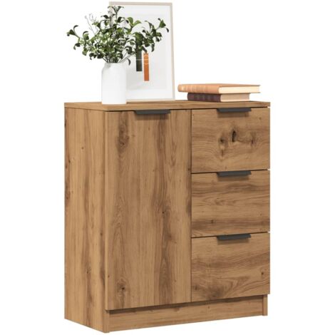Sideboard Artisan Oak 60x30x70 cm Engineered Wood vidaXL