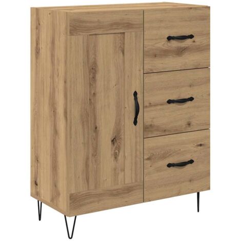 Sideboard Artisan oak 69.5 x 34 x 90 cm Engineered wood vidaXL