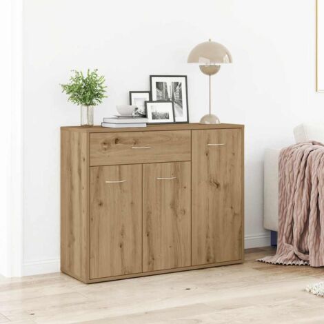 Sideboard Artisan Oak 88x30x70 cm Engineered Wood vidaXL