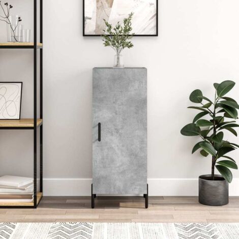 Sideboard Betongrau 34,5x34x90 cm Holzwerkstoff vidaXL