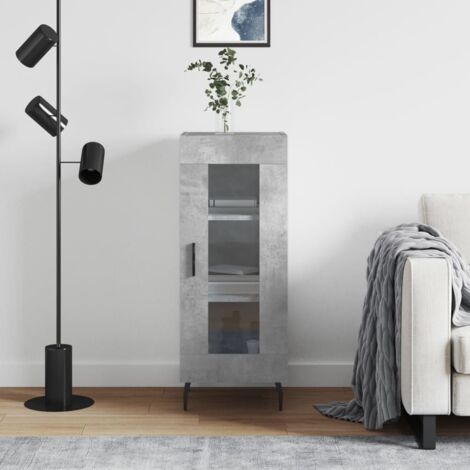 Sideboard Betongrau 34,5x34x90 cm Holzwerkstoff vidaXL