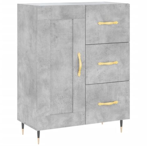 Sideboard Betongrau 69,5x34x90 cm Holzwerkstoff vidaXL